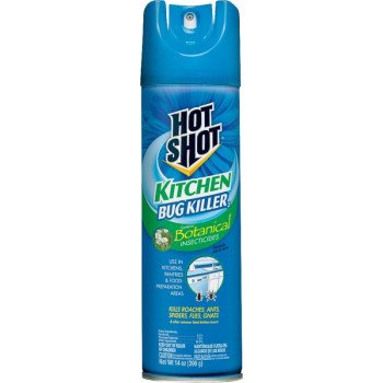 Hot Shot 4470-6 Kitchen Bug Killer, Liquid, 14 oz, Aerosol Can