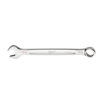 Milwaukee 45-96-9426 Combination Wrench, SAE, 13/16 in Head, 10.71 in L, 12-Point, Steel, Chrome