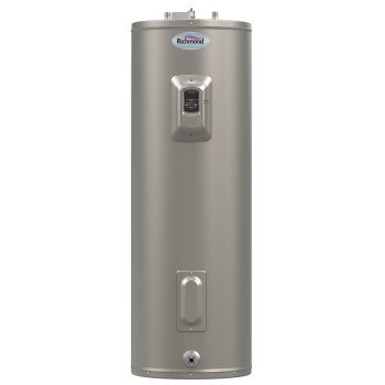 Richmond Essential Series 6EM40-DCG Medium Electric Water Heater, 240 VAC, 4500 W, 40 gal Tank, 0.93 Energy Efficiency