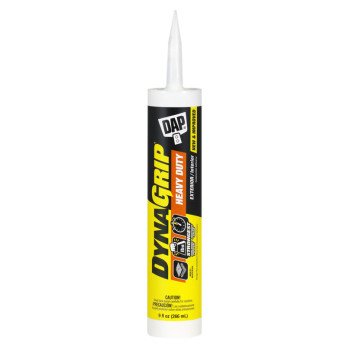 DAP DYNAGRIP 27509 Construction Adhesive, Off-White, 10 oz Cartridge