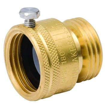 B & K ProLine Series 108-904RP Back Flow Preventer Vacuum Breaker, 3/4 in Connection, MPT, Brass