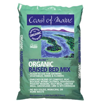 Coast of Maine 1CBCRB1 Castine Raised Bed Mix, 1 cu-ft Bag