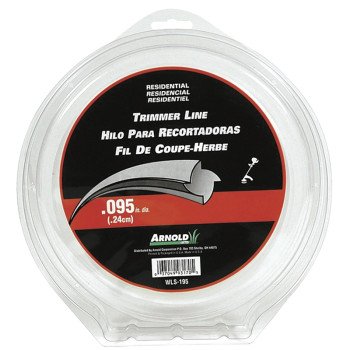 Arnold WLS-195 Trimmer Line, 0.095 in Dia, 220 ft L, Nylon