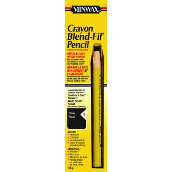 Minwax Blend-Fil 110096666 Wood Filler Pencil, Solid, Ebony/Jacobean, #9