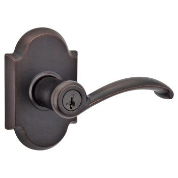 Kwikset Signature Series 740AUL 11P SMT Entry Door Lever, Venetian Bronze, Zinc, Residential, Reversible Hand, 2 Grade