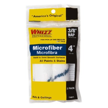 Whizz 74011 Roller Refill, 4 in L, Microfiber Cover