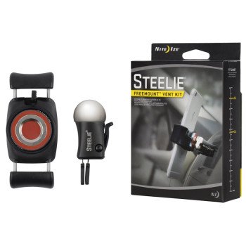 Nite Ize Steelie STFK-01-R8 Car Vent-Mount Kit, Steel, Black