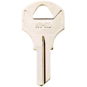 Hy-Ko 11010CO68 Key Blank, Brass, Nickel, For: Corbin Russwin Cabinet, House Locks and Padlocks