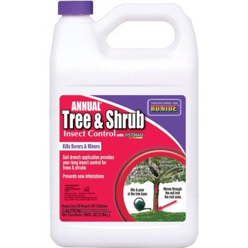 Bonide Annual 611 Tree and Shrub Spray, Liquid, Spray Application, 1 gal