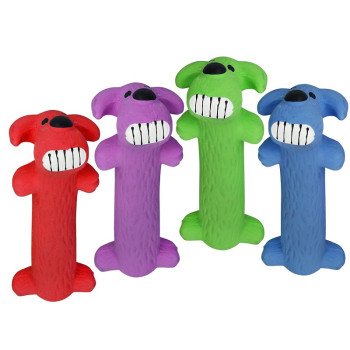 multipet Loofa 61035 Dog Toy, Plush Toy, Latex, Assorted