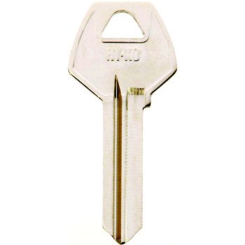 Hy-Ko 11010CO91 Key Blank, Brass, Nickel, For: Corbin Russwin Cabinet, House Locks and Padlocks