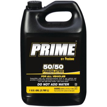 Prestone AF3100 Coolant, 1 gal, Yellow