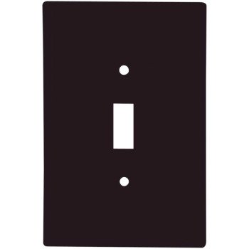 Eaton Wiring Devices 2144B-BOX Wallplate, 4-1/2 in L, 2-3/4 in W, 1 -Gang, Thermoset, Brown, High-Gloss