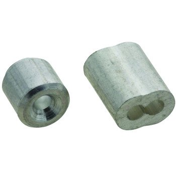 National Hardware SPB3231 Series N830-351 Ferrule and Stop, 3/32 in Dia Cable, Aluminum