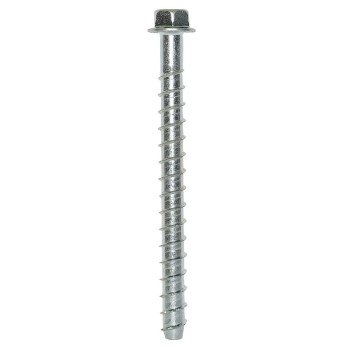 Simpson Strong-Tie Titen HD THD37500HF1 Heavy-Duty Screw Anchor, 3/8 in Dia, 5 in L, Carbon Steel, Zinc