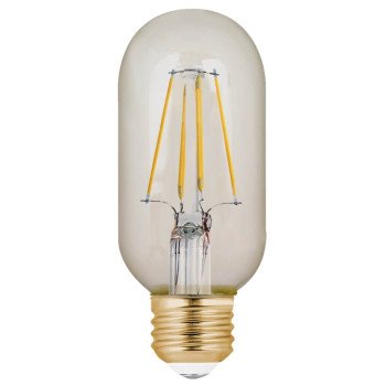 Feit Electric T14/VG/LED LED Bulb, Decorative, T14 Lamp, 40 W Equivalent, E26 Lamp Base, Dimmable, Amber