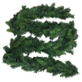 Hometown Holidays 07007 Tillamook Fir Christmas Garland, 9 ft L, Green