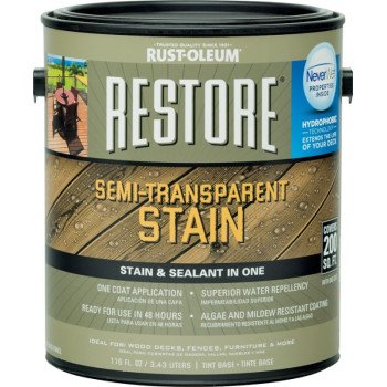 RUST-OLEUM RESTORE 287397 Wood Stain, Liquid, 1 gal