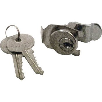 Defender Security S 4127 Mailbox Lock, Tumbler Lock, Keyed Key, Nickel