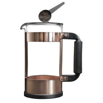 Primula PCCP-6508S-2 Coffee Press, 32 oz Capacity, 8-Pan, Copper/Glass