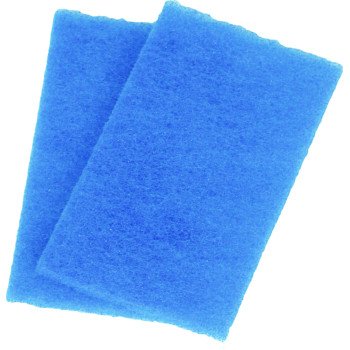 Birdwell 355-36 Scouring Pad, 6 in L, 3-1/2 in W, Blue