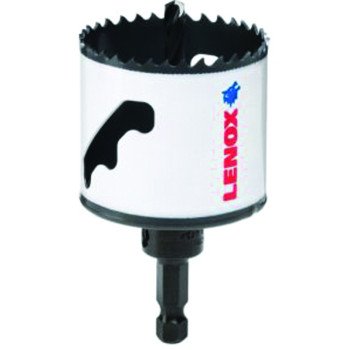 Lenox Speed Slot 1772952 Hole Saw, 2-1/4 in Dia, 1-9/16 in D Cutting, 1/4 in Arbor, HSS Cutting Edge