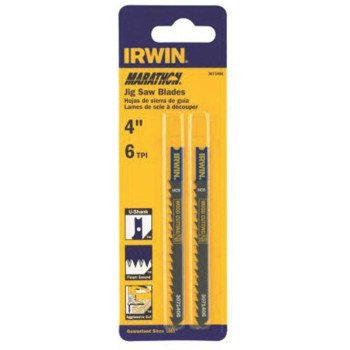 Irwin 3071406 Jig Saw Blade, 4 in L, 6 TPI