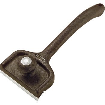 Hyde 10550 Scraper, 5 in W Blade, 2-Edge Blade, HCS Blade, Polypropylene Handle, Angled Handle