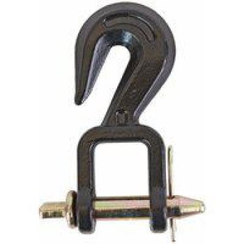 Koch 4005903/M834 Draw Bar Hook, 9200 lb Working Load, Forged Heat-Treated, Powder-Coated