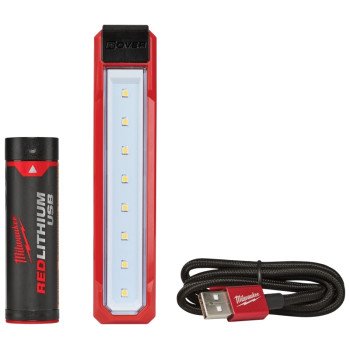 Milwaukee 2112-21 Rechargeable Pocket Flood Light, 4 VDC, LED Lamp, 445 Lumens