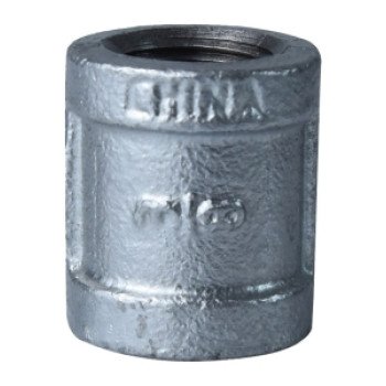 ProSource 3/8GM Pipe Coupling, 3/8 in, NPT, Malleable Steel, SCH 40 Schedule, 300 psi Pressure