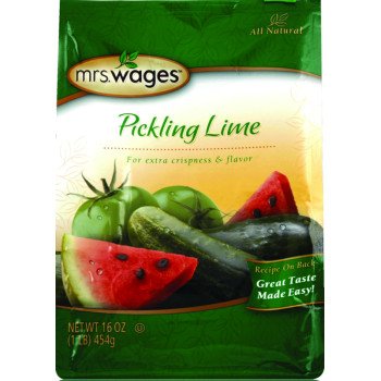 Mrs. Wages W502-D3425 Pickling Lime Mix, 16 oz Bag