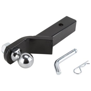 Vulcan HBB03 Hitch Kit, Steel, Silver/Black, Chrome/Powder Coated/Zinc Plated, For: Trailer Towing, 3 -Piece