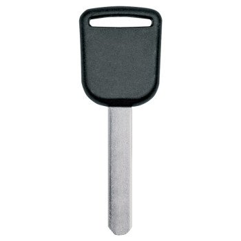 Hy-Ko 18HON102 Chip key Blank, Brass/Plastic, Nickel, For: Honda Vehicle Locks