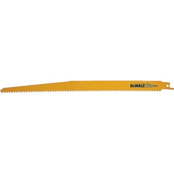 DEWALT DW4849 Reciprocating Saw Blade, 3/4 in W, 12 in L, 5/8 TPI