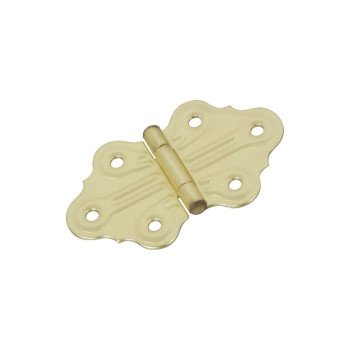 National Hardware N135-301 Cabinet Hinge, Satin Brass