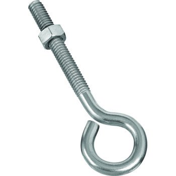 National Hardware N221-598 Eye Bolt, 1/4-20 Thread, 1-3/4 in L Thread, 0.56 in ID Dia Eye, 2.02 in L Shank