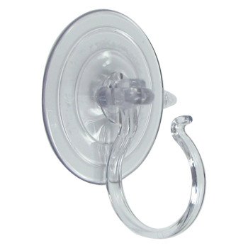 Adams 5750-88-1040 Suction Cup Wreath Holder, Polycarbonate Hook, PVC Base, 10 lb Working Load