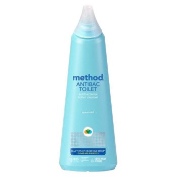 method 1221 Toilet Bowl Cleaner, 24 oz, Liquid, Pleasant, Light Blue