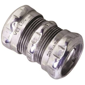 Halex 62612 Coupling, 1-1/4 in Compression, Steel