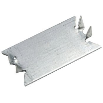 Raco 2709 Cable Protector Plate, 2.563 in L, 1-1/2 in W, 1/16 in Thick, Aluminum, Pre-Galvanized