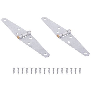 ProSource LSH-G03-C2PS Strap Hinge, 1.2 mm Thick Leaf, Steel, 180 Range of Motion