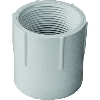 IPEX 435563 Pipe Adapter, 1-1/2 in, Socket x FPT, PVC, SCH 40 Schedule