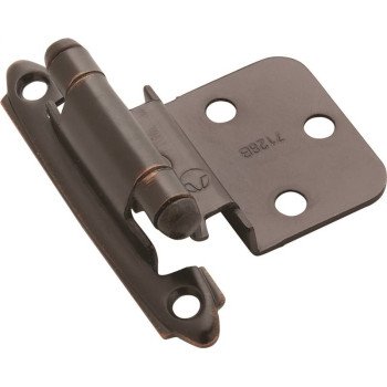 Amerock BPR3428ORB Hinge, 3/8 in Inset, Oil-Rubbed Bronze