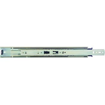 KV True-Trac TT100P 450 Drawer Slide, 100 lb, 450 mm L Rail, 12.7 mm W Rail, Zinc