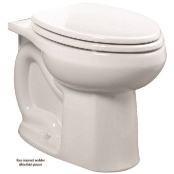 American Standard Colony 3251A.101.021 Flushometer Toilet Bowl, Elongated, 12 in Rough-In, Vitreous China, Bone