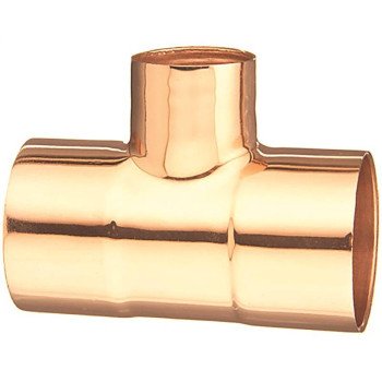 Elkhart Products 111R Series 32828 Reducing Pipe Tee, 1 x 1 x 1/2 in, Sweat, Copper