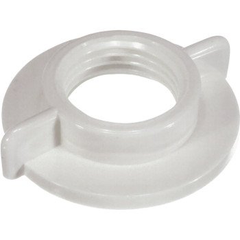 Danco 73113B Faucet Shank Locknut, Universal, Plastic, White, For: 1/2 in IPS Connections