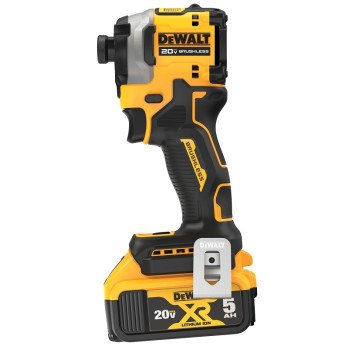 DEWALT ATOMIC 20V MAX DCF850P1 3-Speed Impact Driver, Battery Included, 20 V, 5 Ah, 1/4 in Drive, Hex Drive