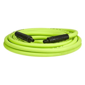 Flexzilla HFZ3825YW2 Premium Air Hose, 3/8 in ID, 25 ft L, MNPT, 300 psi Pressure, Polymer, Green